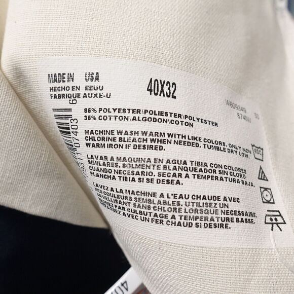 NWT DEADSTOCK DICKIES PLAIN FRONT TWILL PANTS BLUE MENS 40X32 USA MADE NEW! - Picture 11 of 11